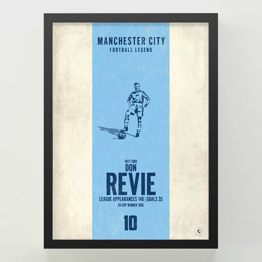 Don Revie Poster - Manchester City