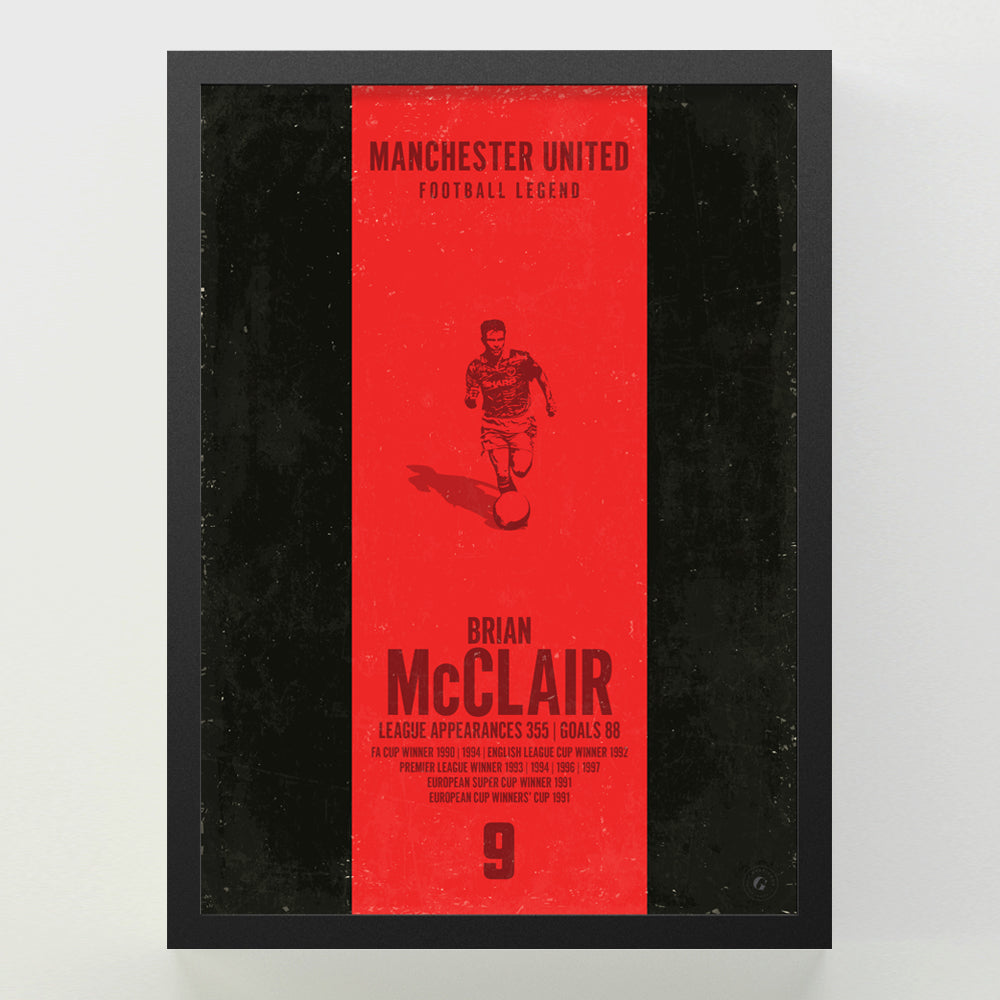 Brian McClair Poster - Manchester United