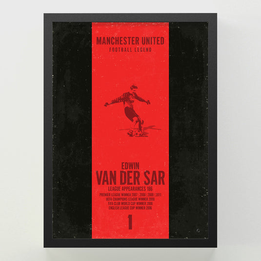 Edwin van der Sar Poster - Manchester United