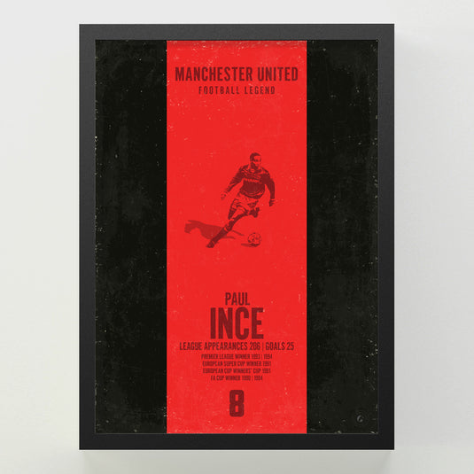 Paul Ince Poster - Manchester United