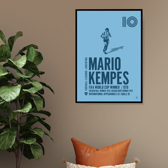 Mario Kempes Poster