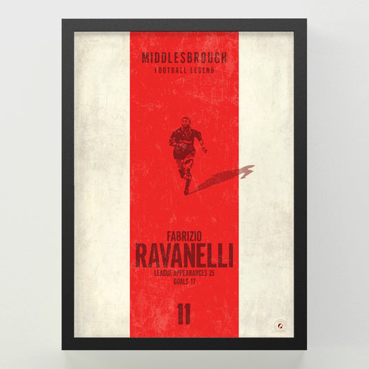 Fabrizio Ravanelli Poster - Middlesbrough