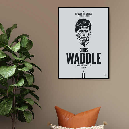 Affiche Chris Waddle Head - Newcastle United