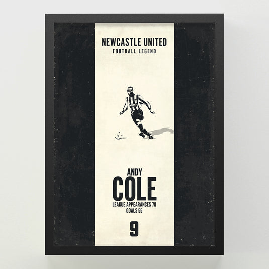 Andy Cole Poster - Newcastle United