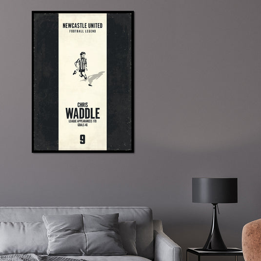 Affiche Chris Waddle (bande verticale)