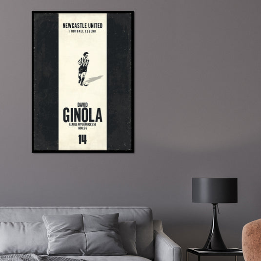 Affiche David Ginola (bande verticale)