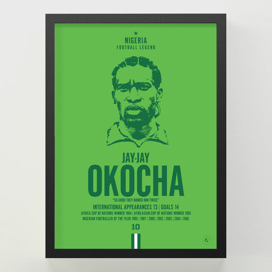 Jay-Jay Okocha Head Poster