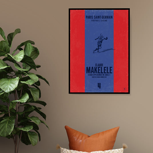 Claude Makelele Paris Saint-Germain Heritage Stripes Print