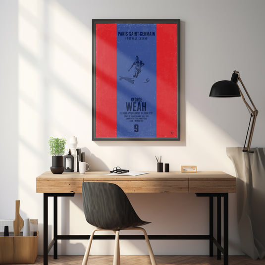 George Weah Poster (Vertical Band)