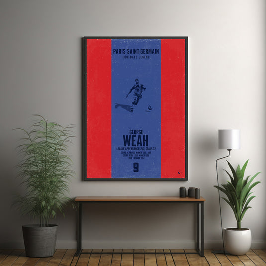 George Weah Poster (Vertical Band)