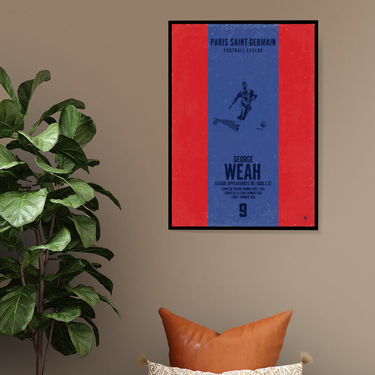 George Weah Poster (Vertical Band)