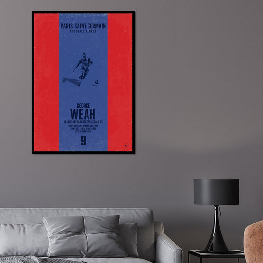 George Weah Paris Saint-Germain Heritage Stripes Print