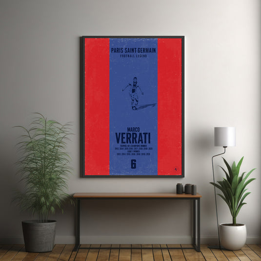 Affiche Marco Verratti (bande verticale)