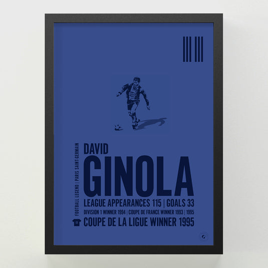 David Ginola Poster - PSG