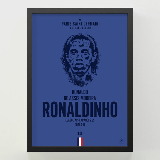 Ronaldinho Head Poster - PSG