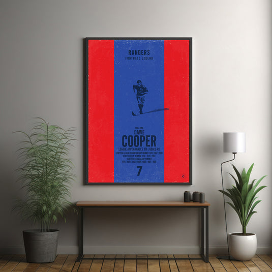Davie Cooper Poster (Vertical Band)