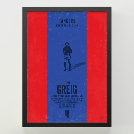 John Greig Poster (Vertical Band)