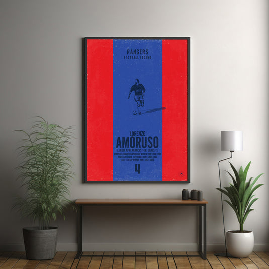 Lorenzo Amoruso Rangers Heritage Stripes Print