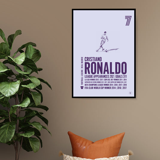 Cristiano Ronaldo Real Madrid Legend Print