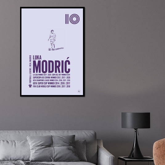 Luka Modric Real Madrid Legend Print