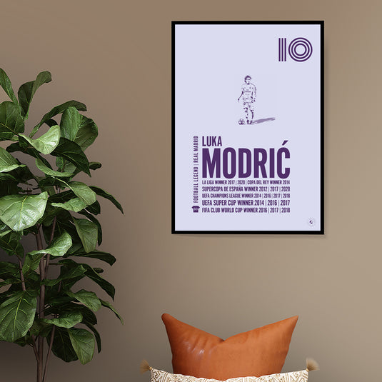 Luka Modric Real Madrid Legend Print