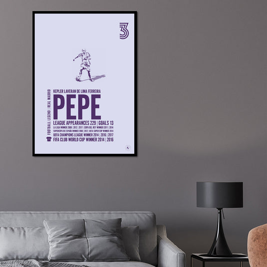 Cartel Pepe - Real Madrid