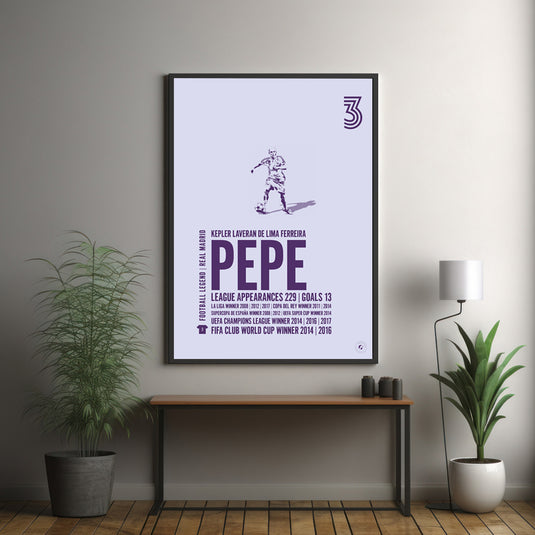 Cartel Pepe - Real Madrid