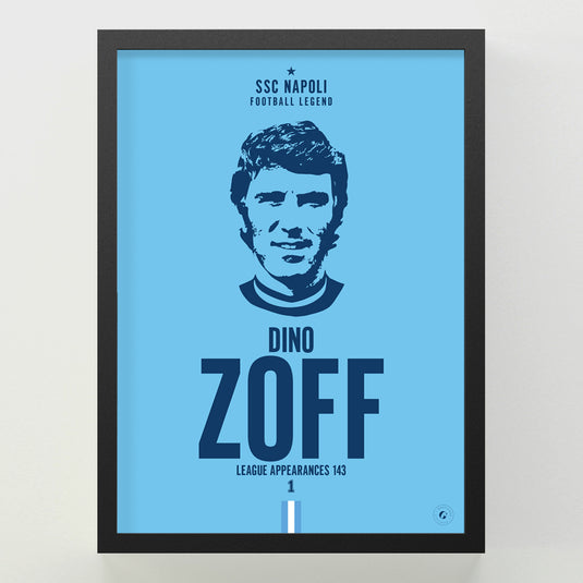 Dino Zoff Head Poster - SSC Napoli