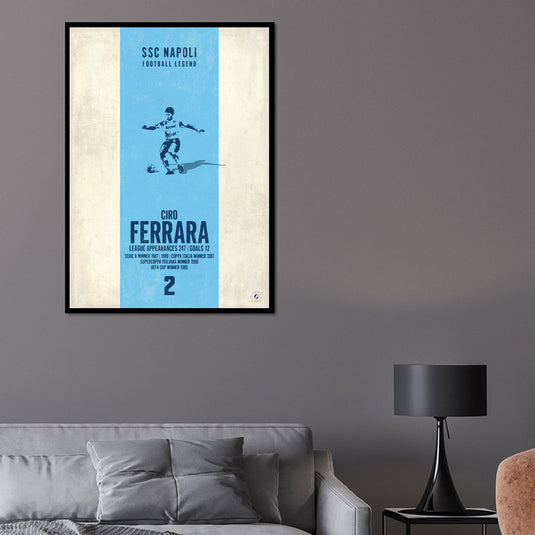 Ciro Ferrara SSC Napoli Heritage Stripes Print