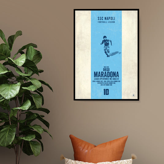 Diego Maradona Poster (Vertical Band)