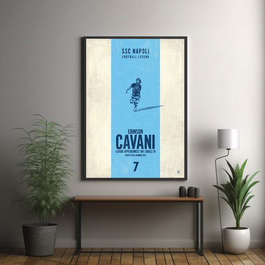 Affiche Edison Cavani (bande verticale)