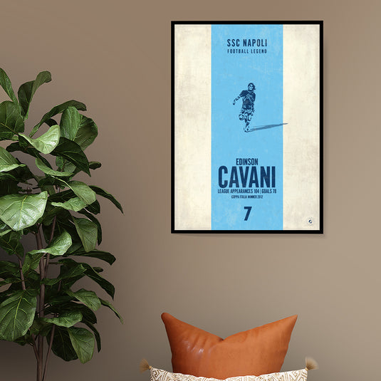 Affiche Edison Cavani (bande verticale)