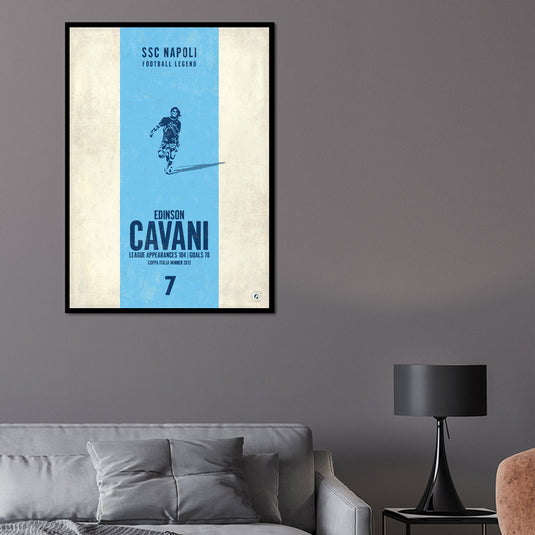 Affiche Edison Cavani (bande verticale)