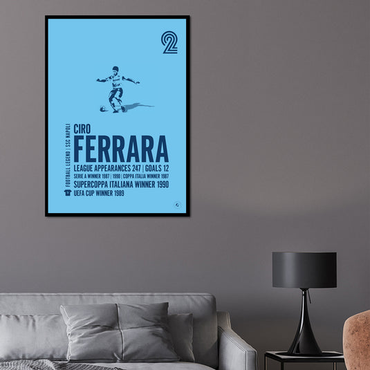 Ciro Ferrara SSC Napoli Legend Print