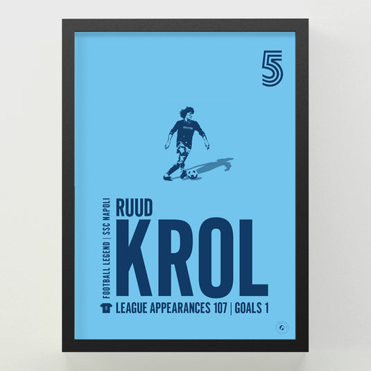 Ruud Krol Poster - SSC Napoli