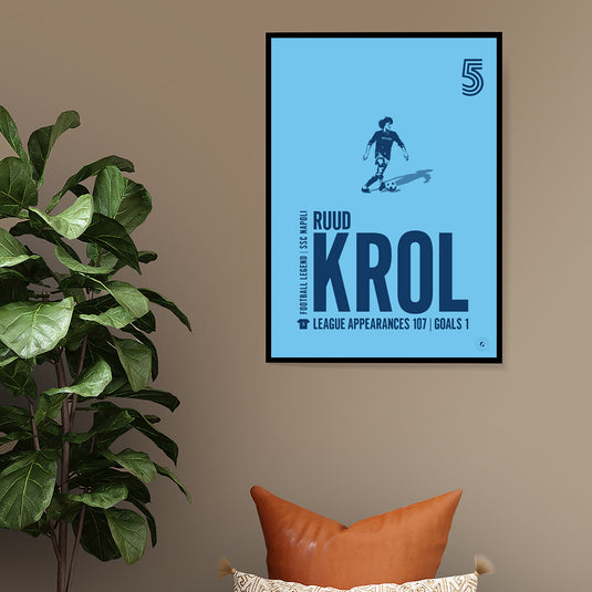 Póster Ruud Krol - SSC Napoli