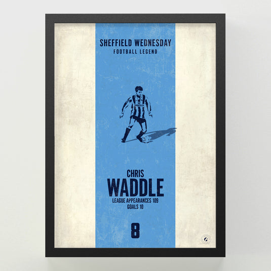 Chris Waddle Poster - Sheffield Wednesday