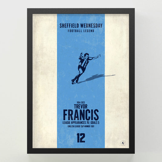 Trevor Francis Poster - Sheffield Wednesday