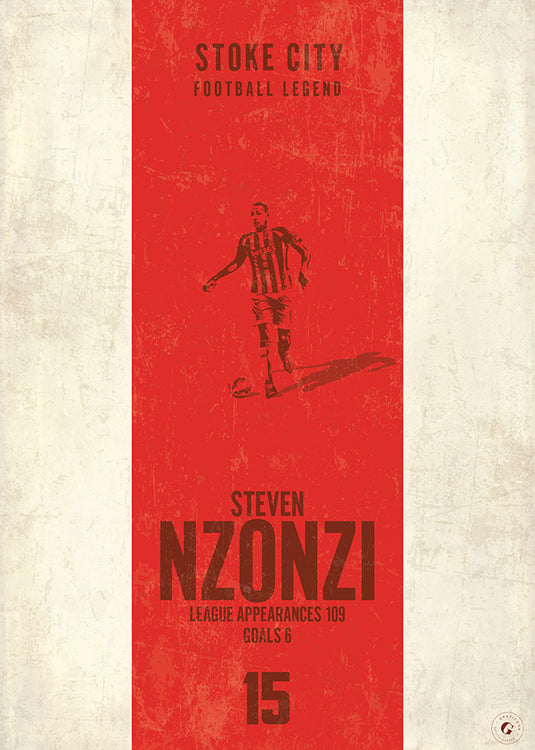 Steven Nzonzi Poster (Vertical Band)