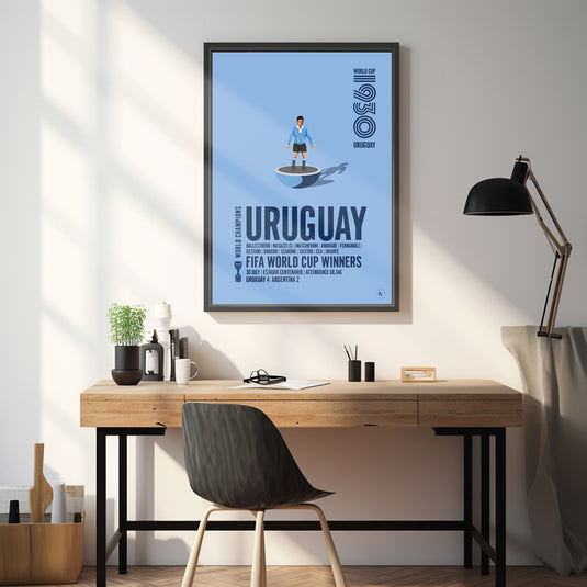 Vainqueurs de la Coupe du Monde de la FIFA 1930 de l'Uruguay Poster