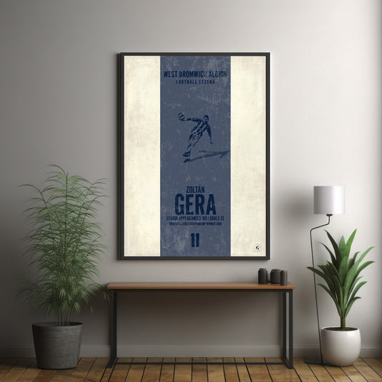 Zoltan Gera Poster - West Bromwich Albion