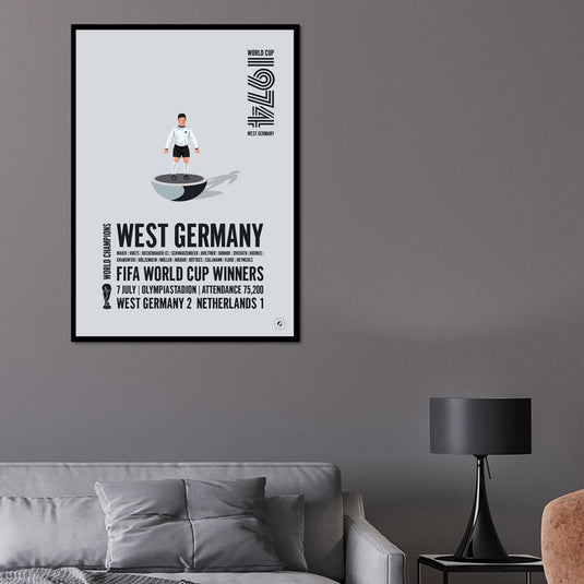 West Germany FIFA World Cup Winners 1974 Print