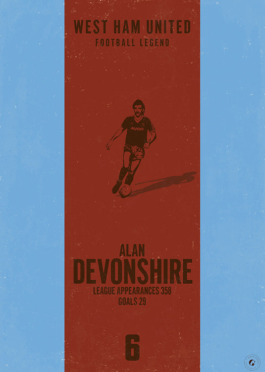 Alan Devonshire Poster - West Ham United