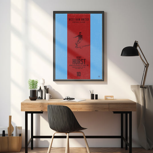 Affiche Geoff Hurst (bande verticale)