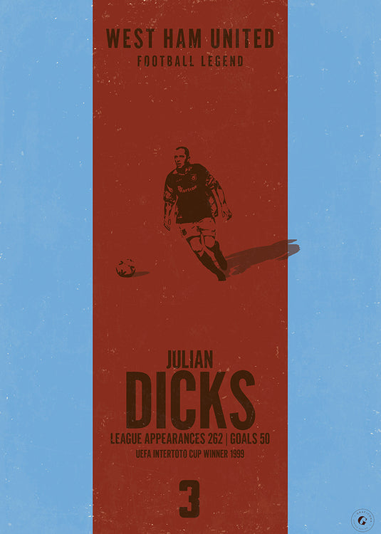 Julian Dicks Poster (Vertical Band)