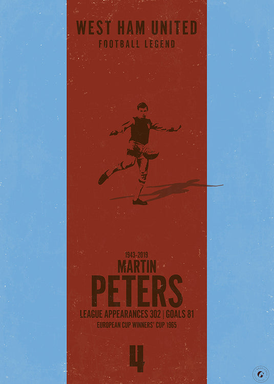 Affiche Martin Peters (bande verticale)