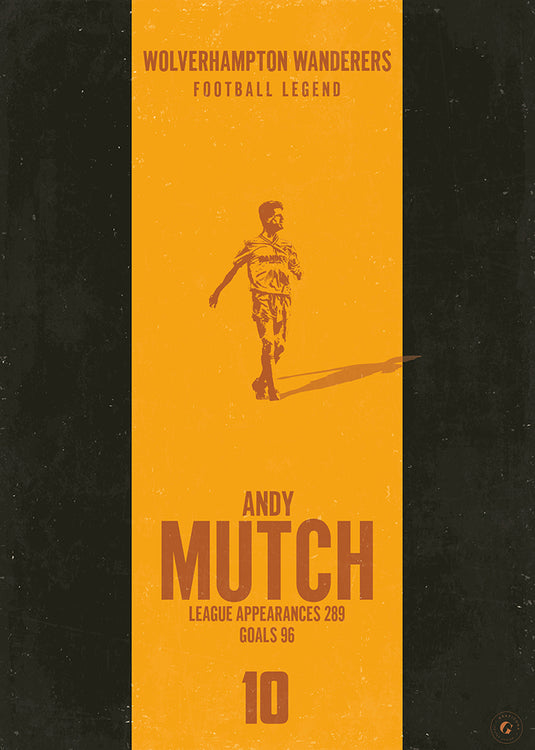 Andy Mutch Wolverhampton Wanderers Heritage Stripes Print