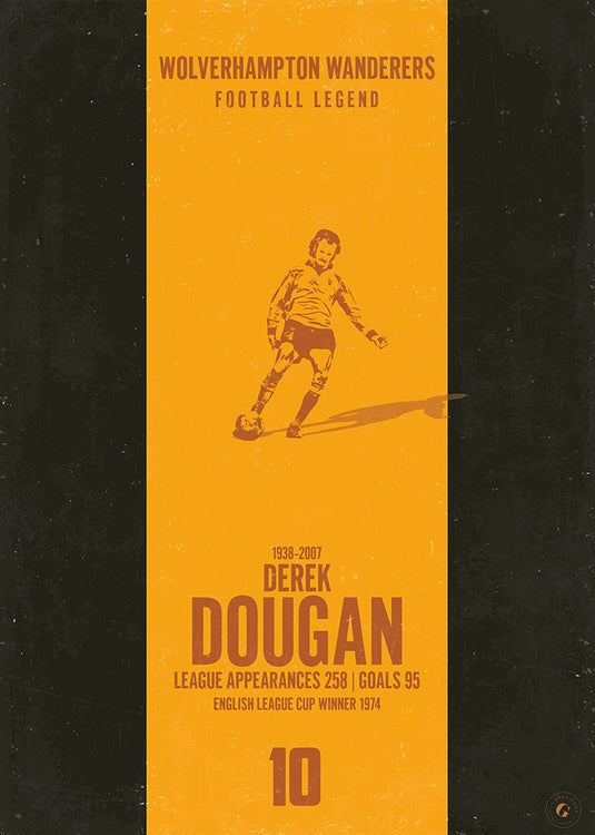 Affiche Derek Dougan (bande verticale)