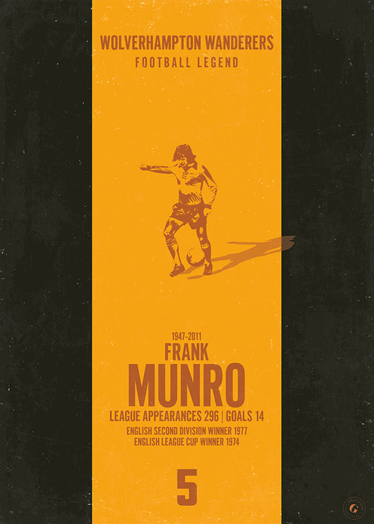 Affiche Frank Munro (bande verticale)