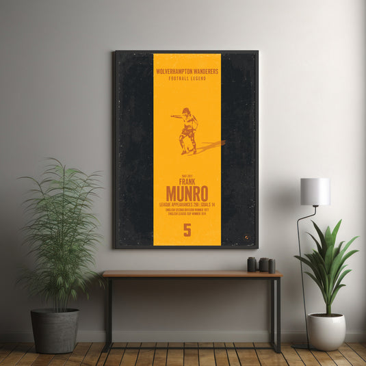 Frank Munro Wolverhampton Wanderers Heritage Stripes Print